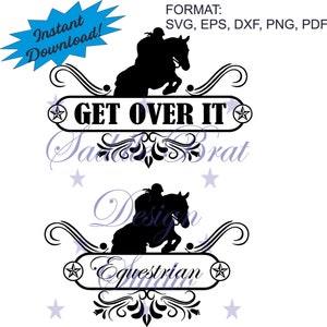 SCHÖNES JÄGER JUMPER Pferd! svg, png, dxf, eps, pdf Cricut, sofortiger download, englisches Pferd, Hunter Jumper Horse