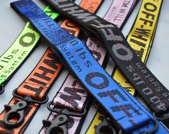 off white dog leash authentic