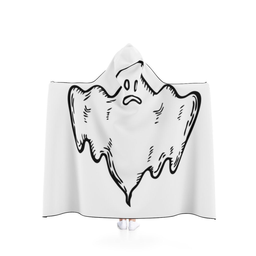 Monster Print Pattern Hooded Blanket