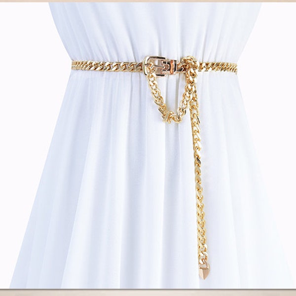 Gold Chain Belt Etsy