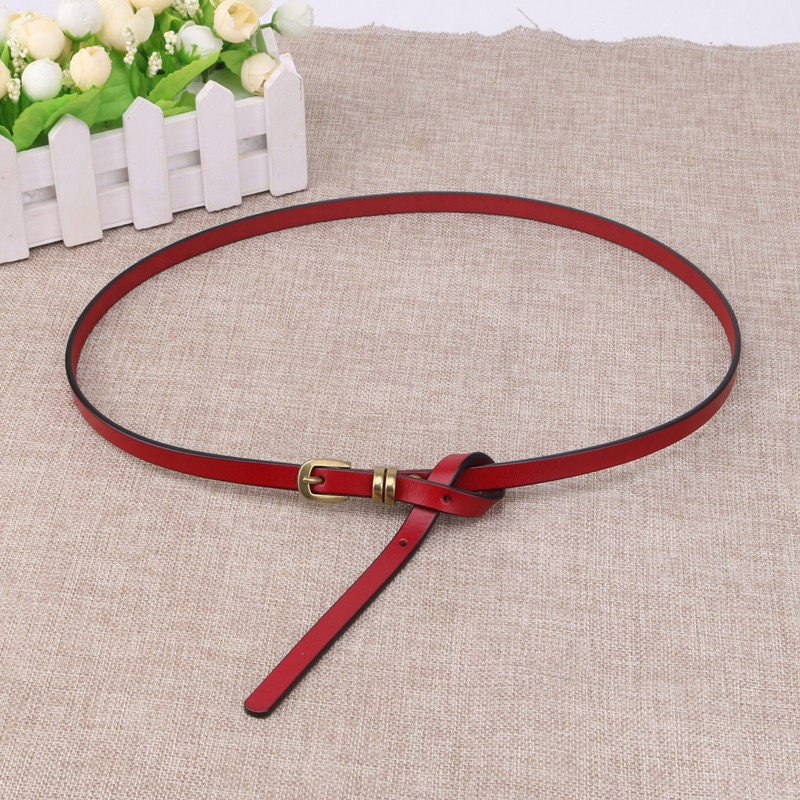 thin waist belt for dress