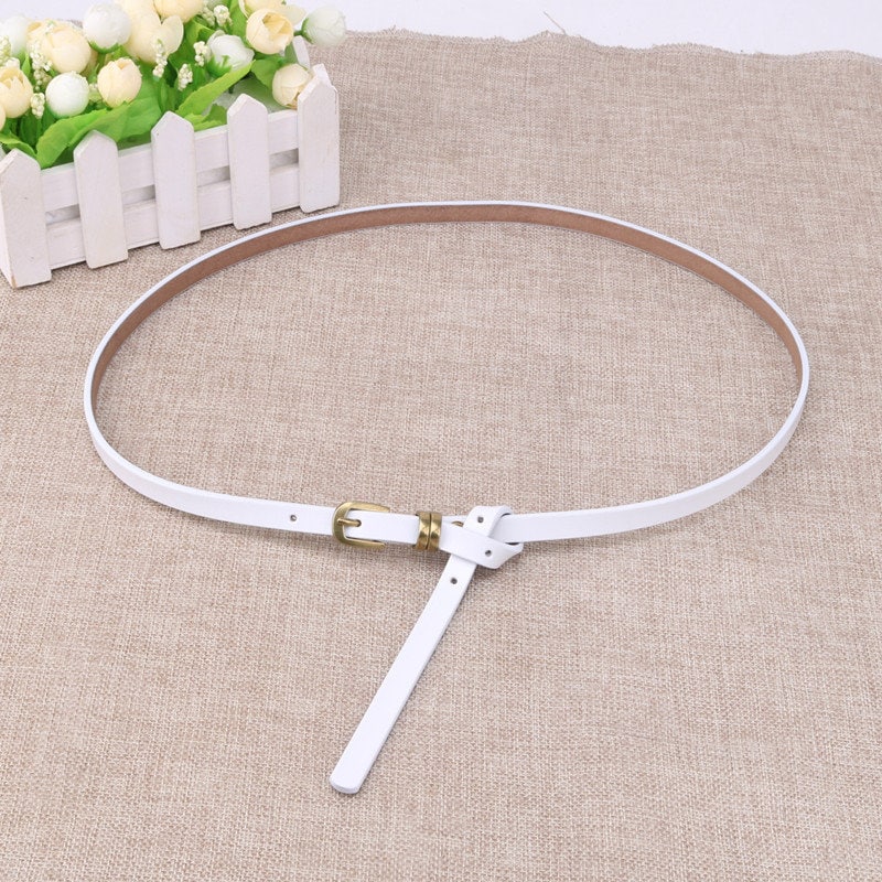 thin waist belt for dress