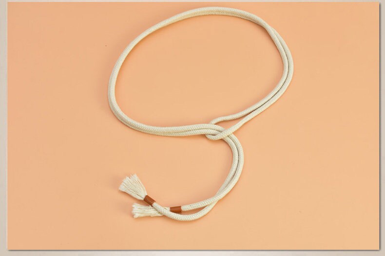 Casual Cotton Cord Belts for Womensweet Knotted Waist Etsy