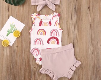 baby boy swim romper