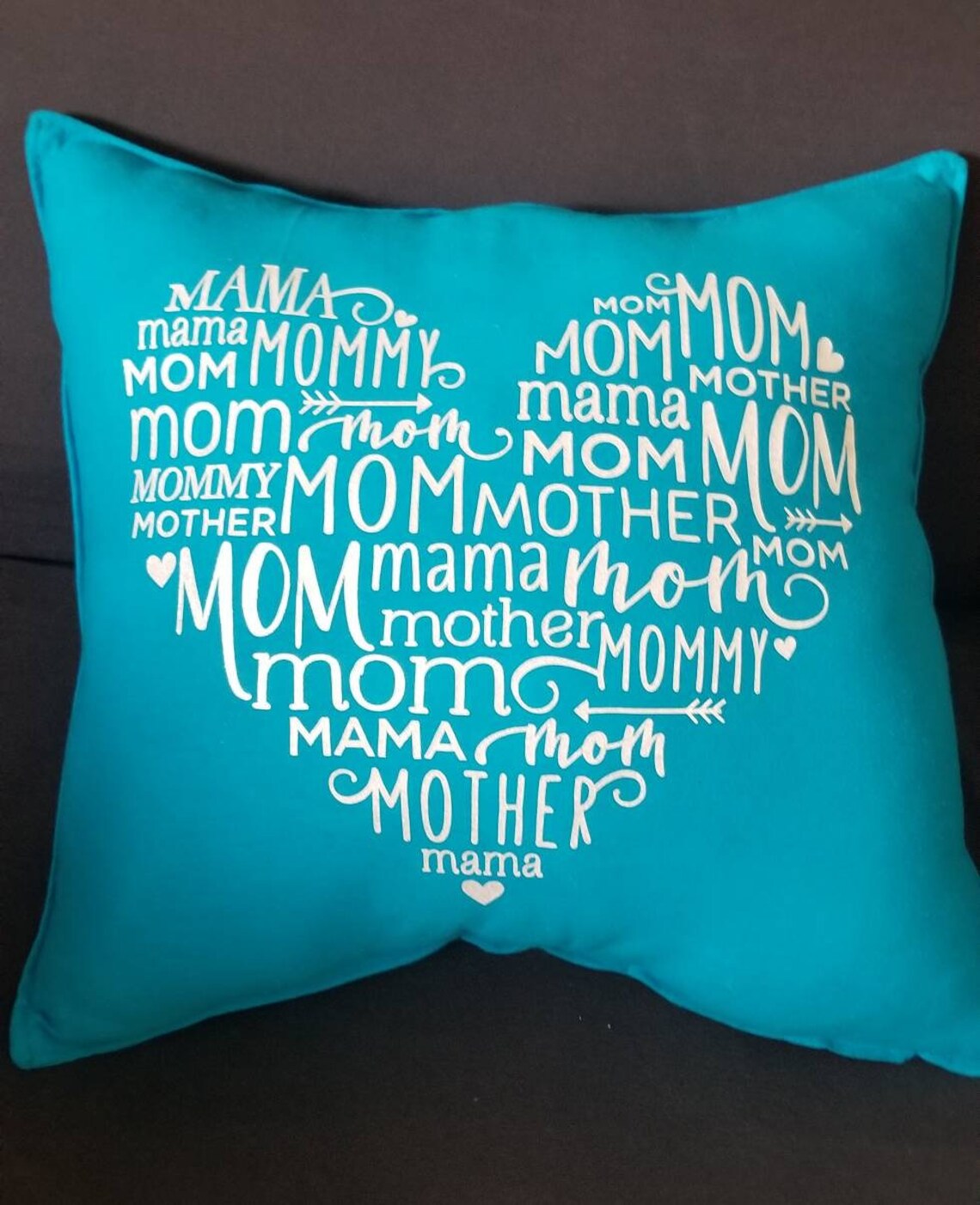 Custom Mom Pillow / Mama Pillow / Handmade Gift for Mom / Mom Etsy