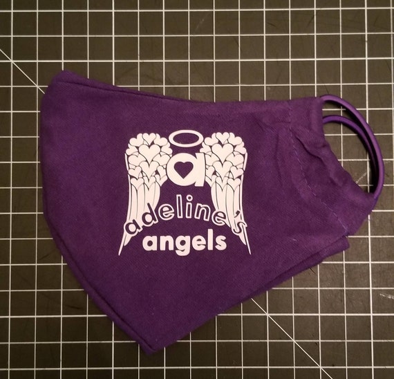 Face Mask Alternative Soft Purple Jersey Cotton/ Adeline's Etsy