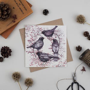 Carte de Noël Colley Birds image 2