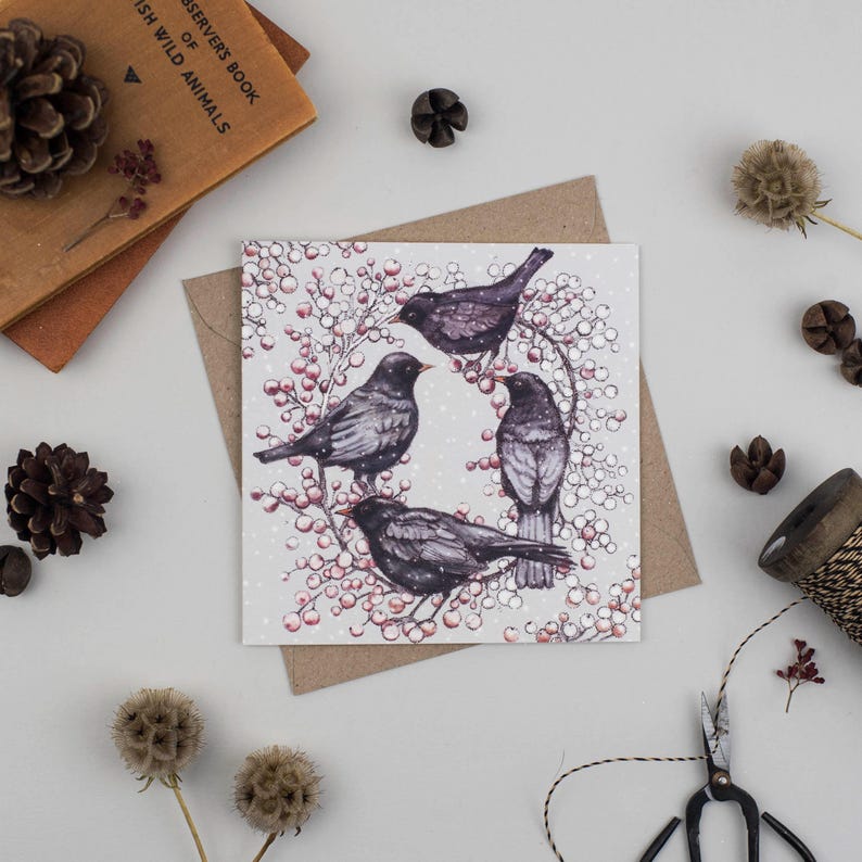 Carte de Noël Colley Birds image 2