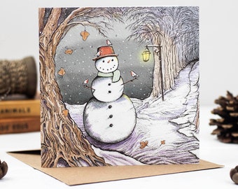 Snowman Christmas Card