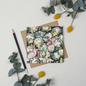 Carte de vœux Lapins dans des choux-fleurs image 2
