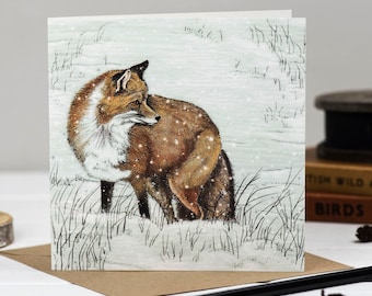 Fox Christmas Card