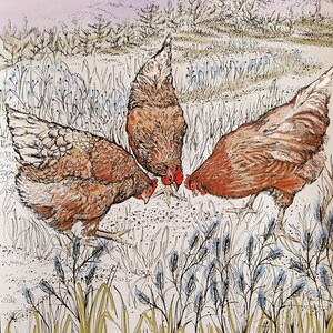 Carte de voeux Poulets image 2