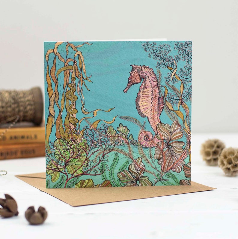 Seahorse Greeting Card image 1