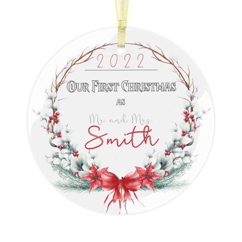 Personalized First Christmas As Mr & Mrs. Sweater - Christmas Gift Idea For Couple/Wedding Gift main image 0