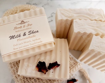 Soap Milk & Shea - nourishing body soap - almond milk - organic shea butter vegan