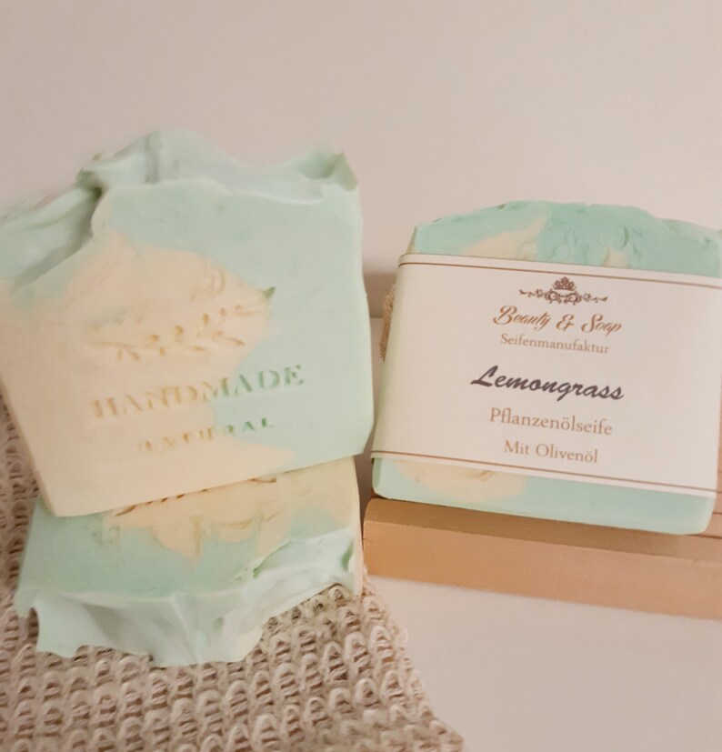 Lemongrass Soap, nourishing hand and body soap, image 1