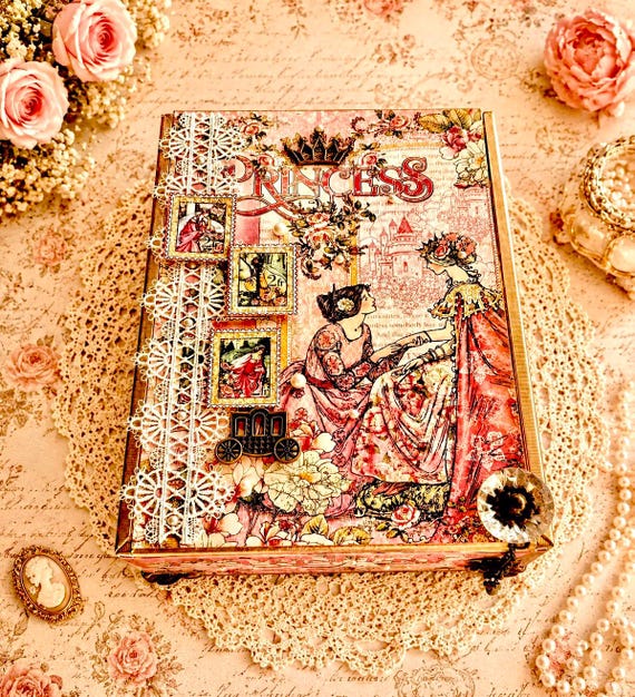 Princess Keepsake Box – Heirloom Gift — Decorated Cigar Box