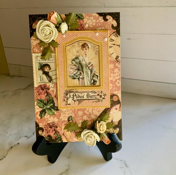 Custom Greeting Card, Create Your Own Card, Custom Birthday Card, Assemblage Art, Custom Art Card, Custom Wedding Card, Custom Baby Card