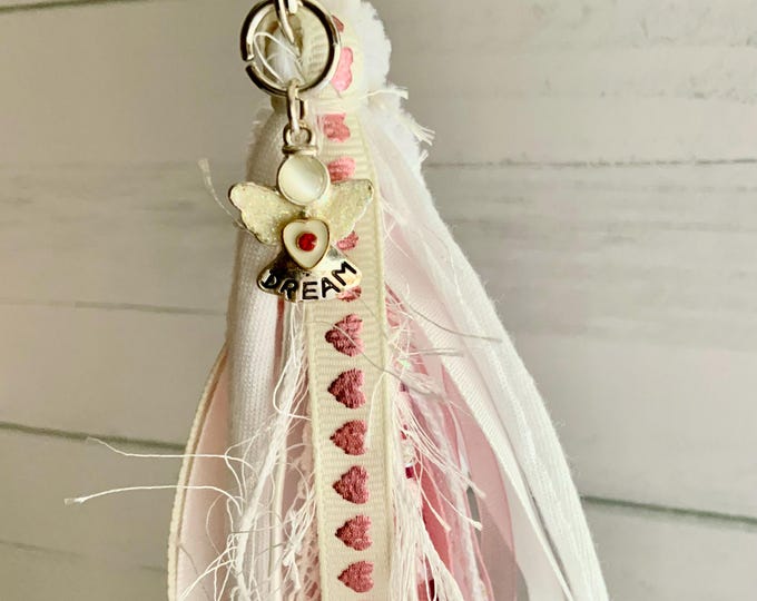 Sweet Dreams Purse Tassel, Journal Tassel, Angel Tassel, Zipper Pull, Car Charm, Lamp Tassel, Gift Box Tassel, Bible Tassel, Necklace Tassel