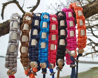 EM Ceramic Dog Tick Necklace: Natural Tick Deterrent