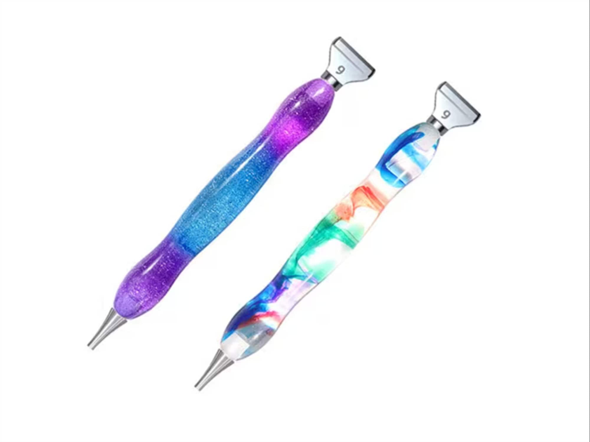 Diamond Shape Diamond Art Pen,wax Pen,handmade Diamond Painting Pens,drill  Pen 5D Diamond Pen,diamond Painting Tool 