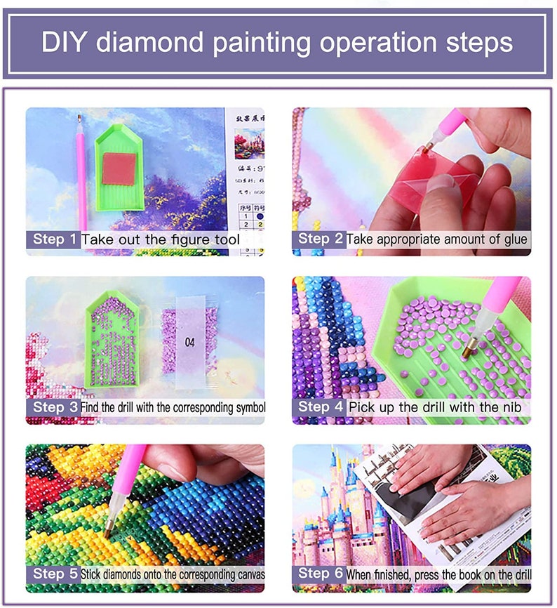 Custom Diamond Painting Kits Full Drill for Etsy