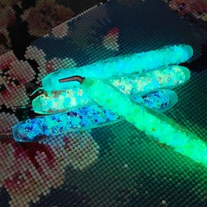 Luminous Sparkle Multifunctional Diamond Painting Pen, DIY Tools with Six Different Pen Tips Mosaic Painting