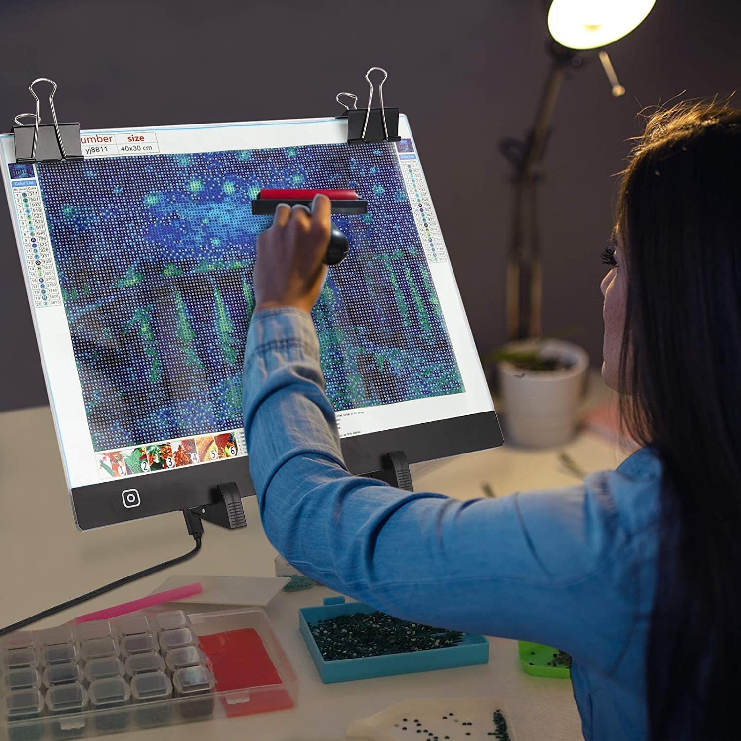 A3 LED Diamond Painting Light Pad, Drawing Painting Copy Board, USB