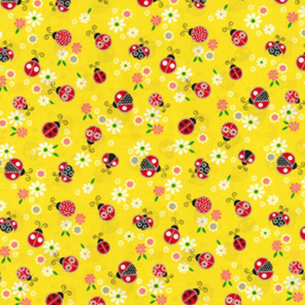 Ladybug Fabric by the Yard Etsy