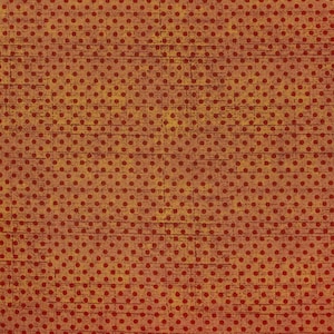 Orange on Orange Grunge Dots, 100% Cotton Fabric by the Yard, Quilt Fabric, Apparel Fabric, Home Decor,Crafts, Polka Dots,Coordinating Print