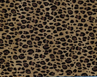 Cheetah Print by Brother Sister Design Studio, 100% Cotton Fabric by the Yard, Animal Print, Quilt Fabric, Apparel Fabric,Home Decor, Crafts