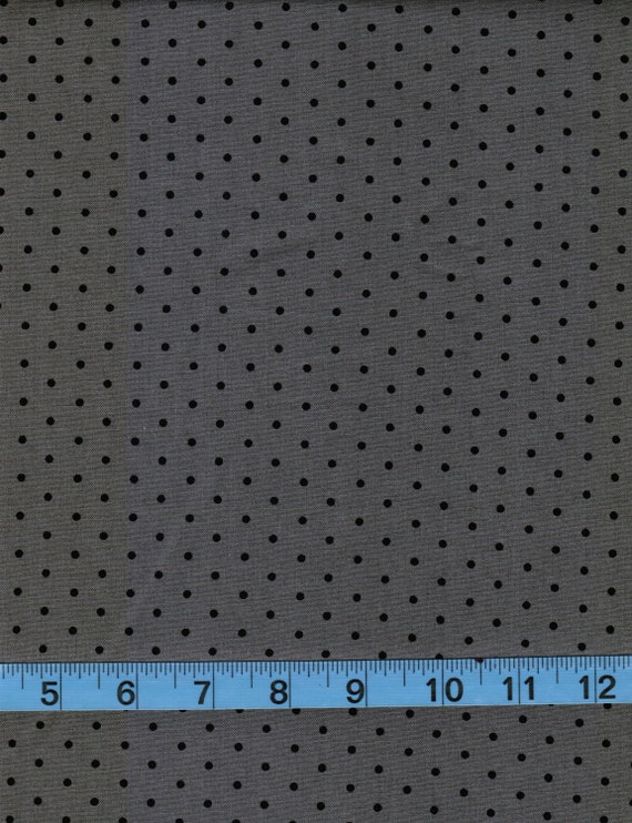 Mini Black Polka Dots On Gray By Brother Sister Design Etsy
