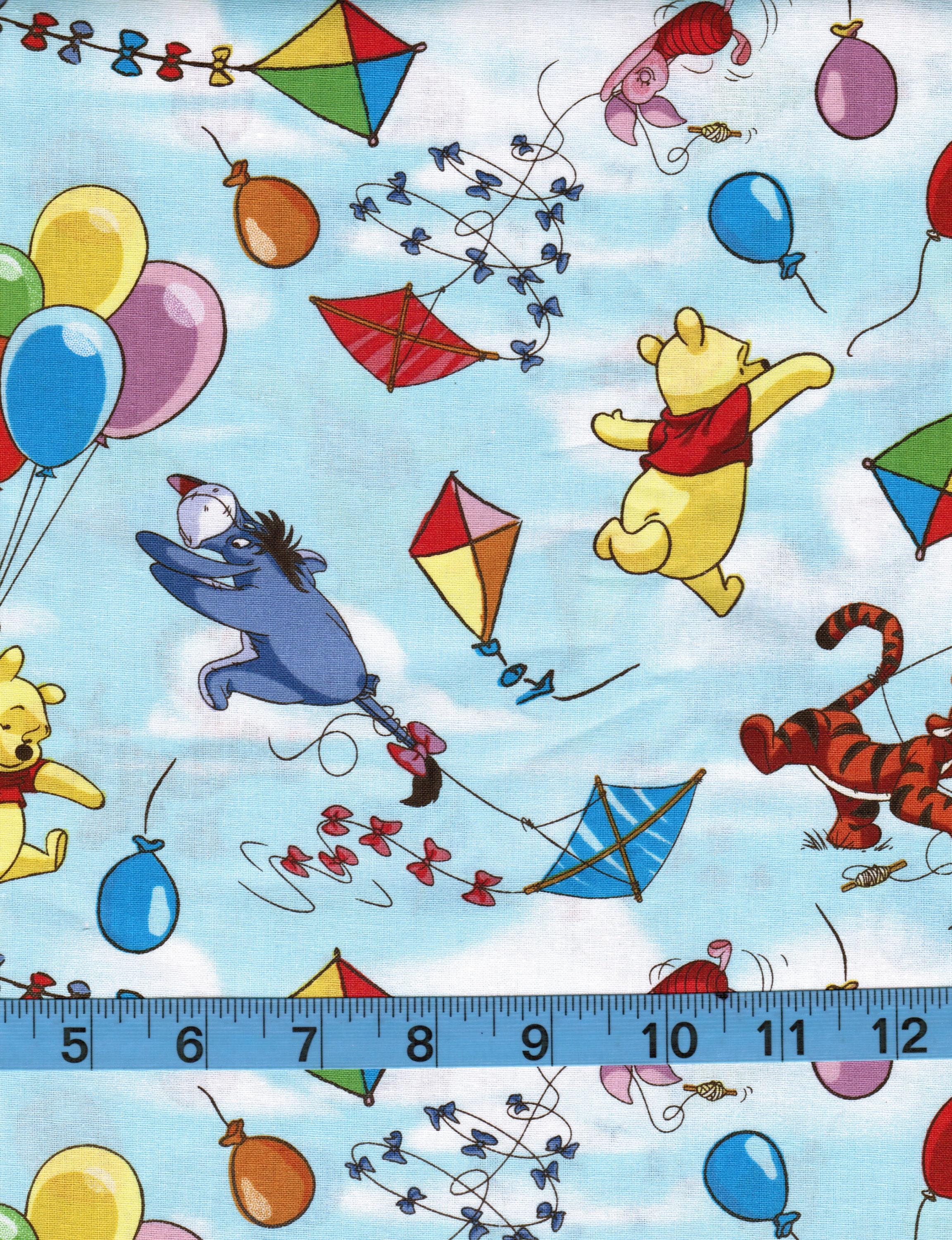 Disney Pooh and Friends Fun Cotton Fabric