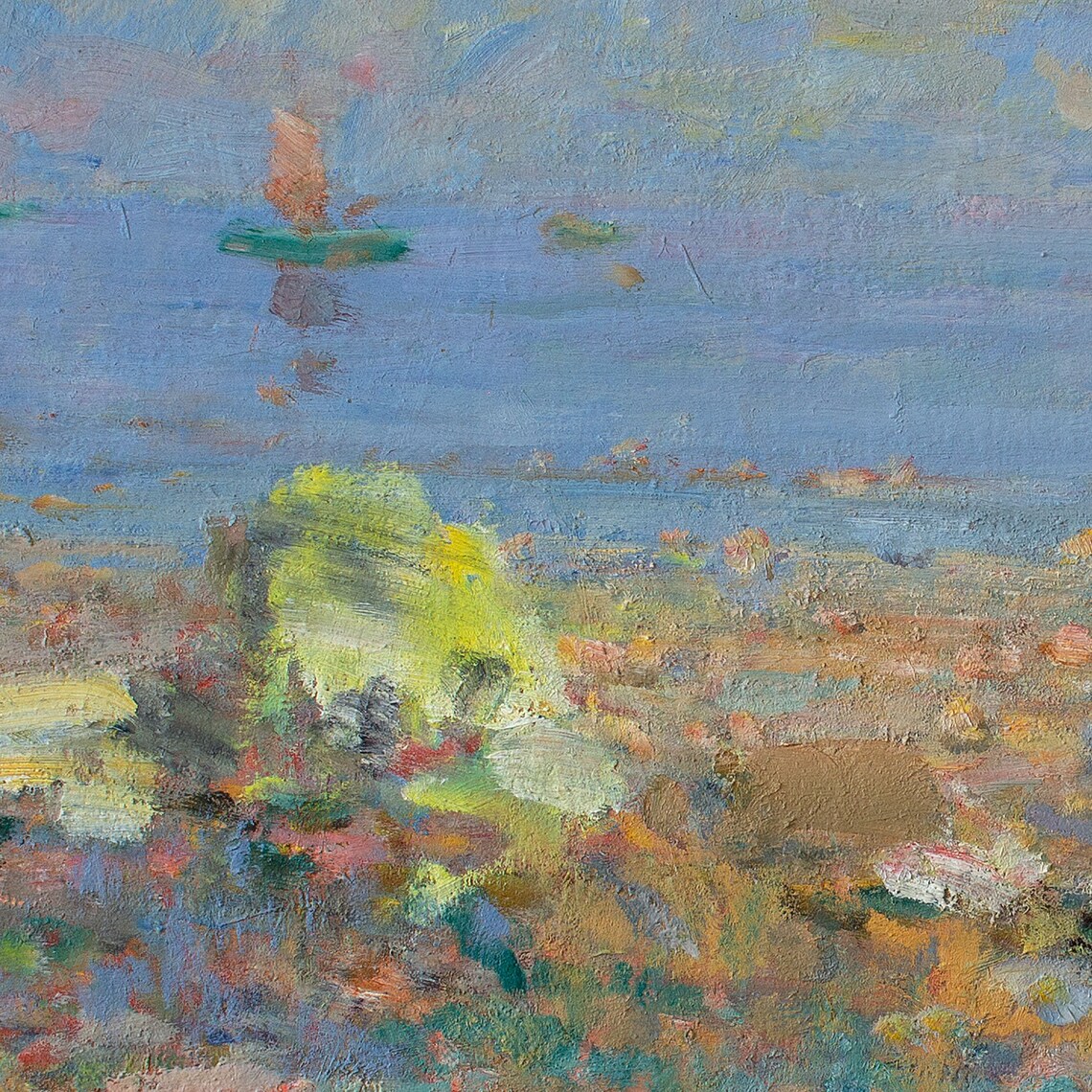 Peinture vintage des années 1960 Hugo Öfverström Archipel | Etsy