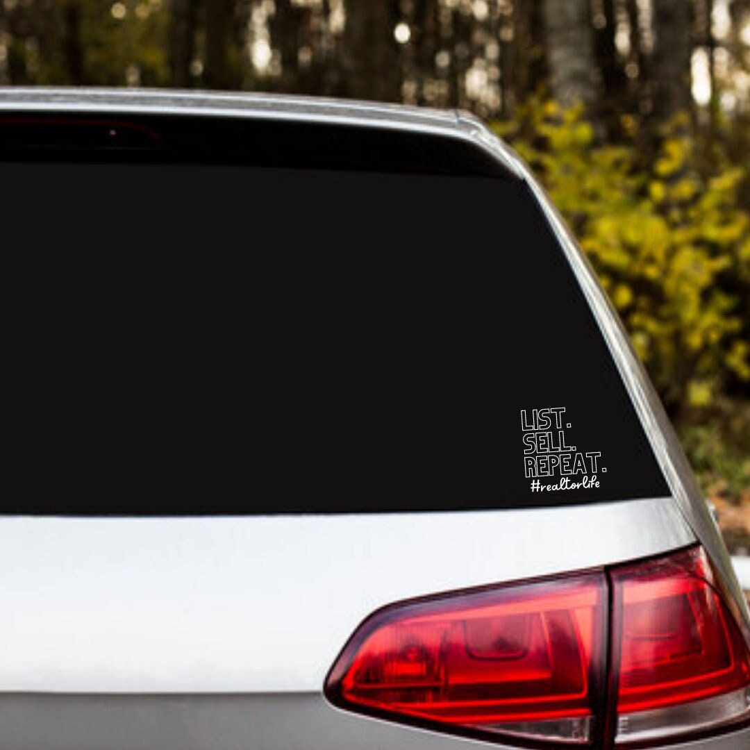 Realtor car decal deals