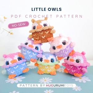 No-Sew Crochet Owl Pattern: Amigurumi PDF Pattern immagine 1