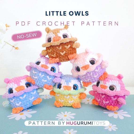 No-Sew Crochet Owl Pattern: Amigurumi PDF Pattern