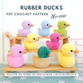 No Sew Rubber Duck Crochet Pattern, No Sew Amigurumi, Crochet Plushie Pattern - PDF PATTERN | Fast 30 minutes , markets best seller