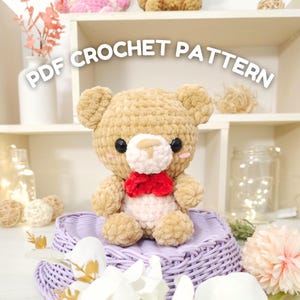 PDF Crochet Pattern - Teddy bear - amigurumi - Hugurumitoys