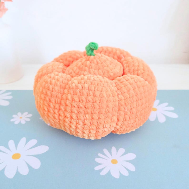 Mystery Pumpkin Crochet Pattern | Halloween Amigurumi Ghost & Bat Surprise | PDF Digital Download | Amigurumi Pumpkin Halloween Decor imagen 6