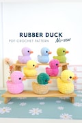 No Sew Rubber Duck Crochet Pattern, No Sew Amigurumi, Crochet Plushie Pattern - PDF PATTERN | Fast 30 minutes , markets best seller
