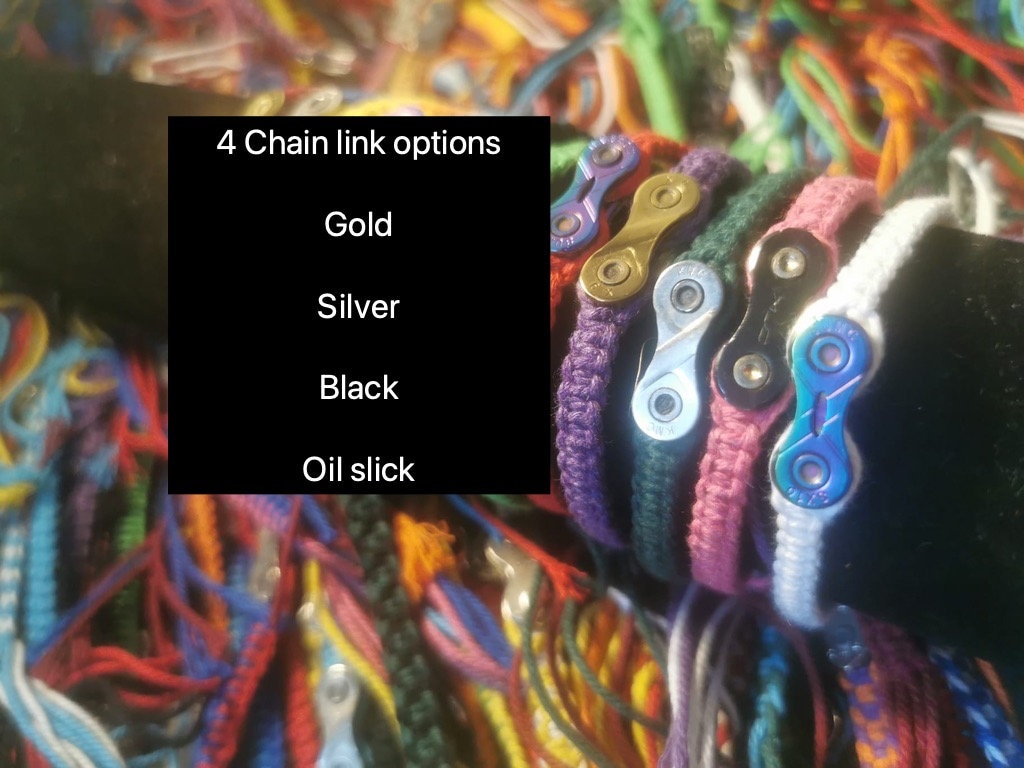 Bicycle Chain Bracelets | re cycled | hand made | bike chain | uk made | gift idea | Bracelet