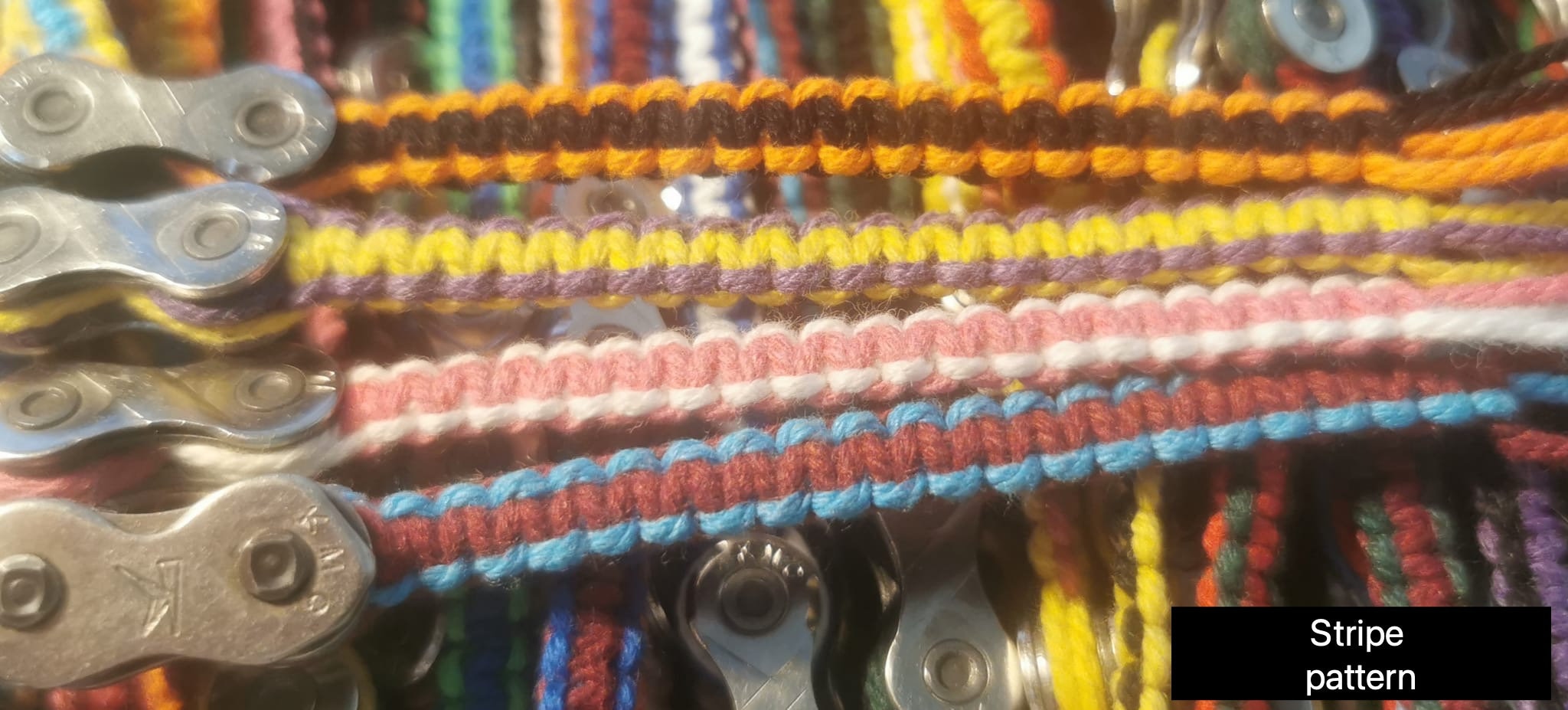 Bicycle Chain Bracelets | re cycled | hand made | bike chain | uk made | gift idea | Bracelet