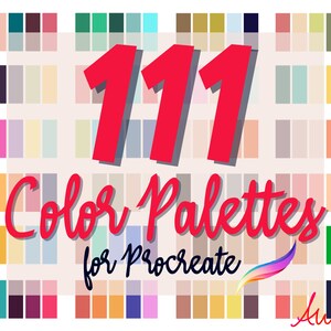 Procreate Color Palette | Procreate Stamps, Procreate Brushes, Procreate palette bundle, Color Palette Procreate Bundle, Color Swatches