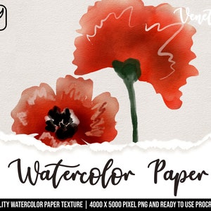 Procreate Watercolor Paper Texture &quot;Venetia&quot; | Procreate Paper Canvas, Watercolor Background Paper Texture for Procreate