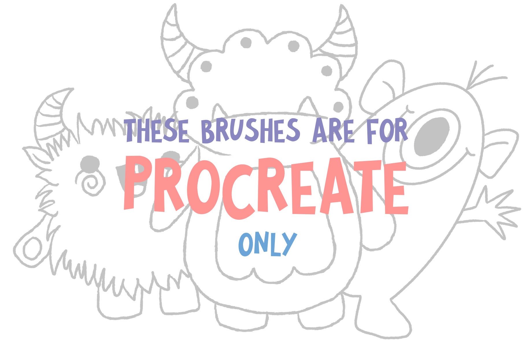 Procreate Brushes Procreate Stamps Color Changing Brushes | Etsy
