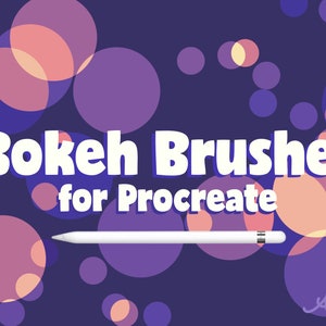 Procreate Brushes | Procreate Stamps New Year, Bokeh Brush Set, Anime Procreate, Light Procreate, Procreate Brushes Cartoon, Texture Brushes