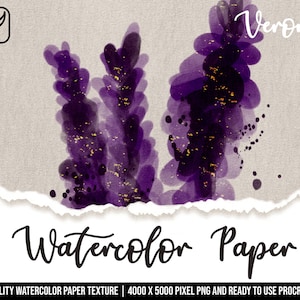 Procreate Watercolor Paper Texture &quot;Vintage Verona&quot; | Procreate Paper Canvas, Watercolor Background Paper Texture for Procreate