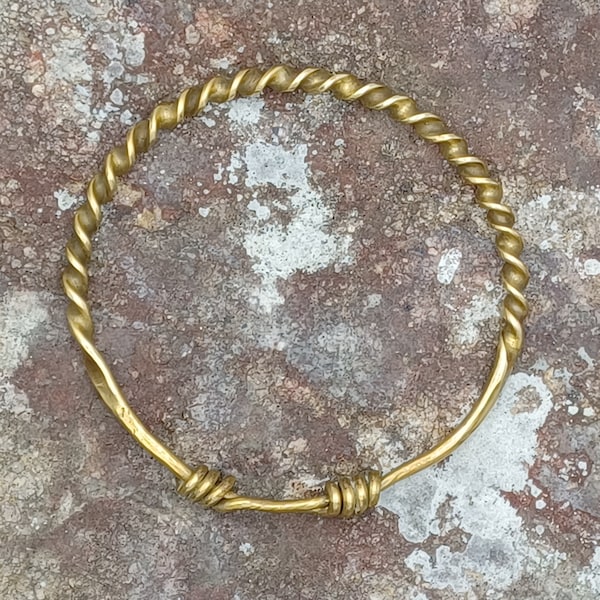 Bracelet celte torsadé (diam : 63 mm)