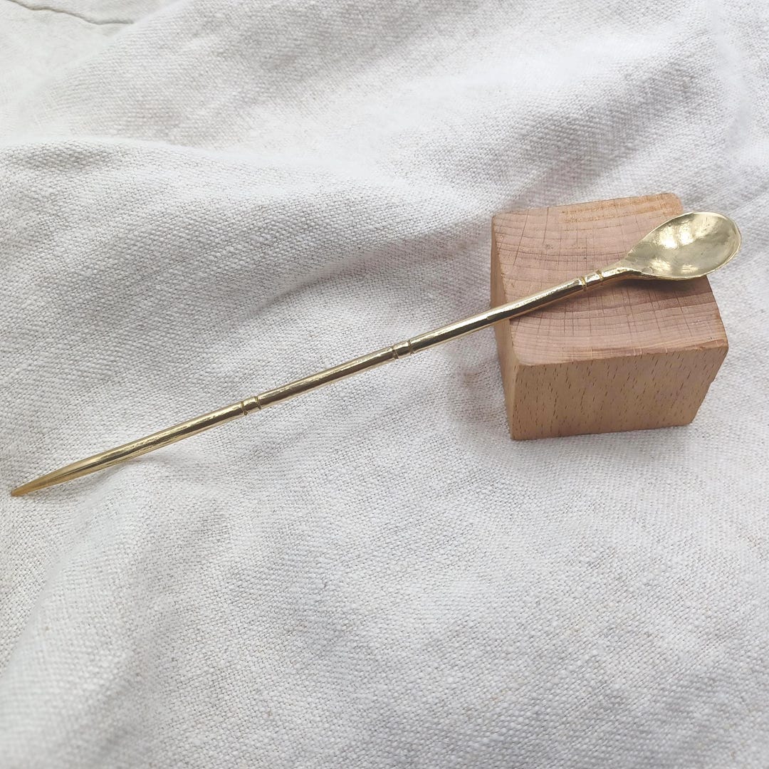 Roman Cochlear Spoon- Brass- 5.90